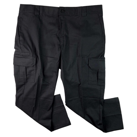 Dickies Mens 42x30 CARGO PANTS Regular Fit Straight Leg Black Twill work utility - Picture 7 of 16